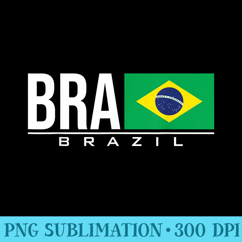 BRAZIL BRASIL FLAG BRAZILIAN COUNTRY CODE BRA SPORTS GAMES - Free PNG Download - Create with Confidence