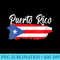 Womens Puerto Rico Flag apparel Vintage Made In Puerto Rico - PNG Clipart Download - Revolutionize Your Designs