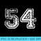 Number 54 Baseball Football Soccer Birthday - PNG Download Gallery - Boost Your Success with this Inspirational PNG Download