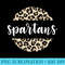 Leopard Print Spartans Team Mascot School Spirit Game Night - PNG Download Icon - Transform Your Sublimation Creations