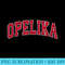 Opelika Alabama AL Vintage Sports Design Red Design - PNG Download - Unlock Vibrant Sublimation Designs