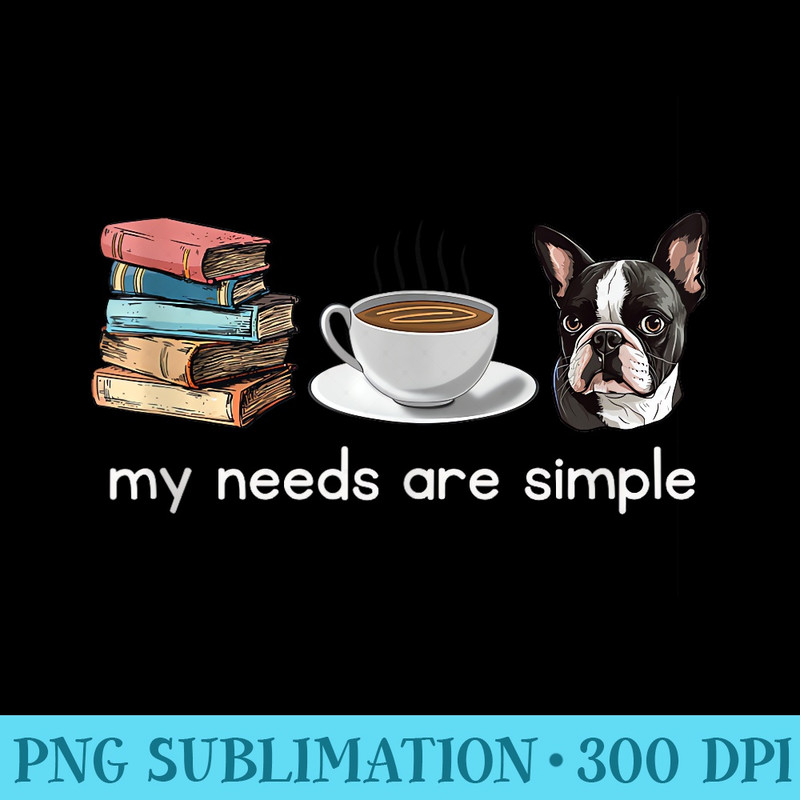 Book Coffee Terrier Dog Lover Book Coffee Terrier Dog Funny - PNG File Download - Add a Festive Touch to Every Day