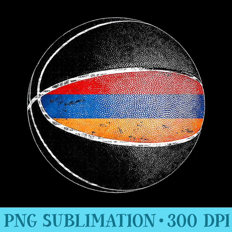 Vintage Basketball Armenia Flag T Armenian Pride - PNG Download Database - Easy-To-Print And User-Friendly Designs
