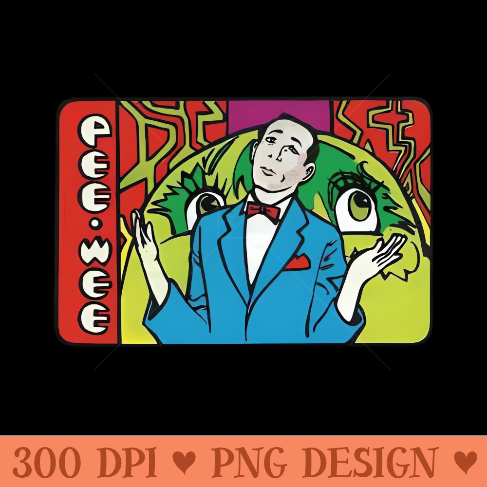 Paul reubensToon for fans - Transparent PNG Design - High Resolution And Print Ready Designs