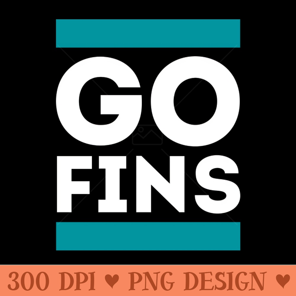 Go Fins - Download Transparent Artwork - Unique And Exclusive Designs