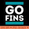 Go Fins - Download Transparent Artwork - Unique And Exclusive Designs