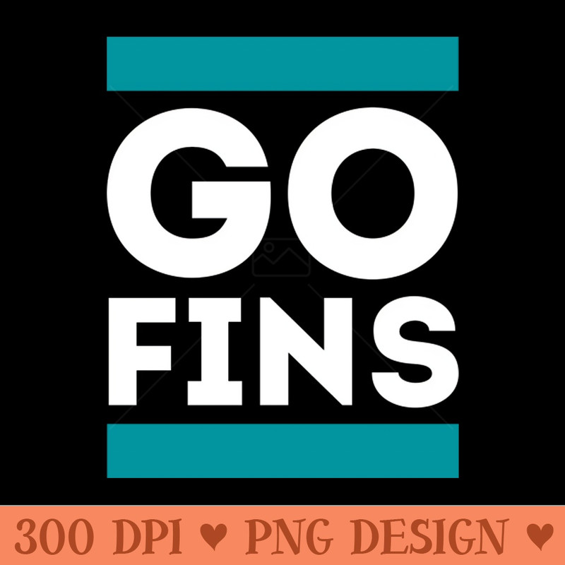 Go Fins - Download Transparent Artwork - Unique And Exclusive Designs