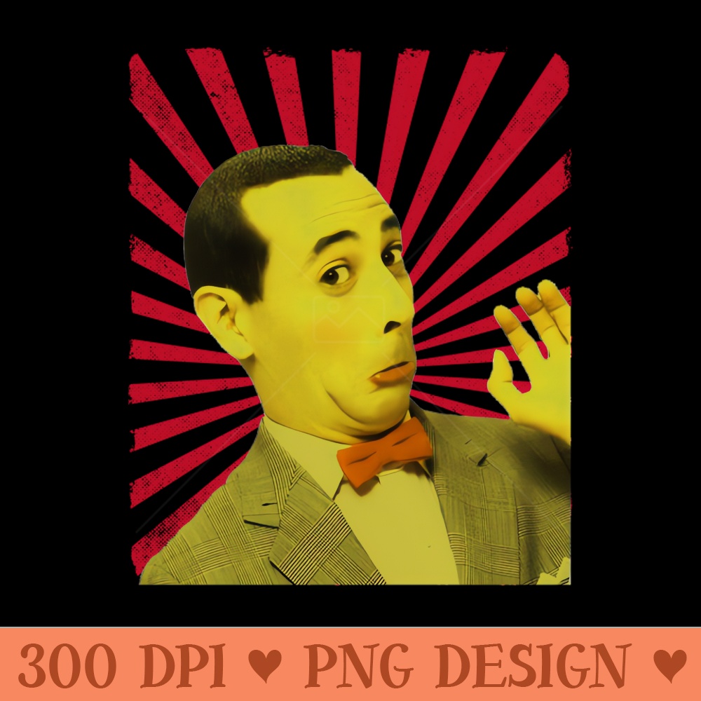 Peewee Herman vintage - Transparent PNG Resource - Instantly Transform Your Sublimation Projects