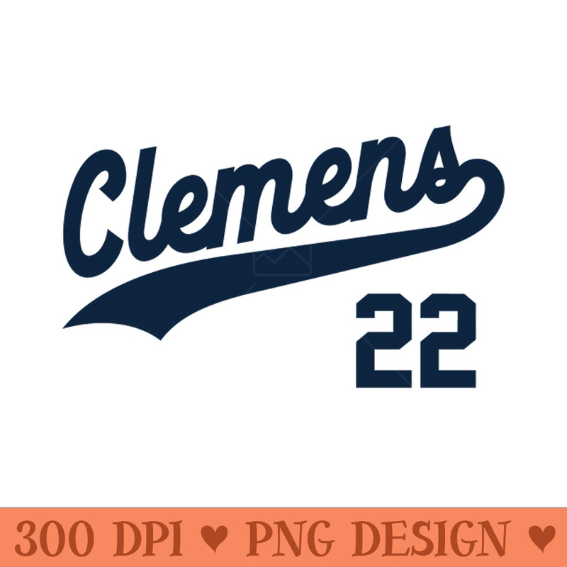 Clemens 22, New York Baseball - PNG Graphic Resource - Stunning Sublimation Graphics