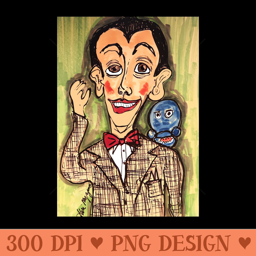 Paul Reuben Peewee Herman - PNG Design Download - Stunning Sublimation Graphics