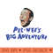 Pee Wees Big Adventure Vintage Fan Art - PNG Graphic Resource - Limited Edition And Exclusive Designs