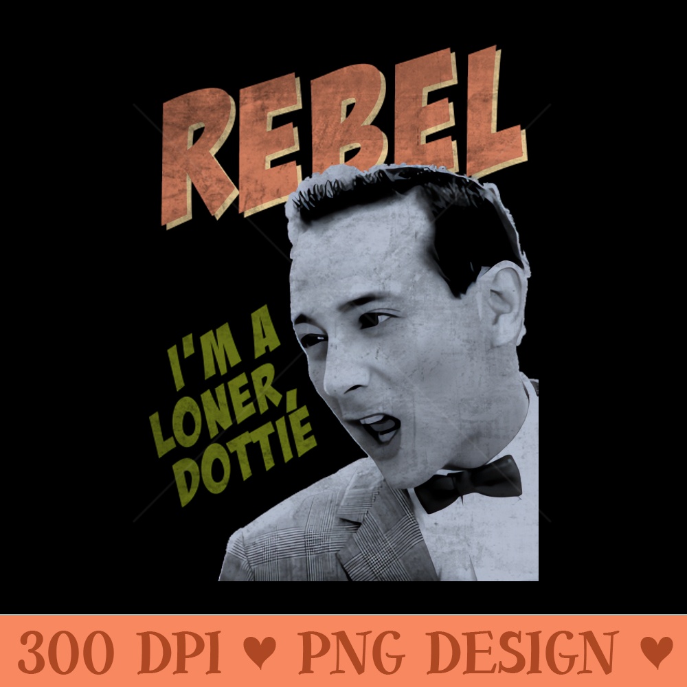 Rebel Pee Wee by Buck - PNG Resource Download - Perfect for Sublimation Art