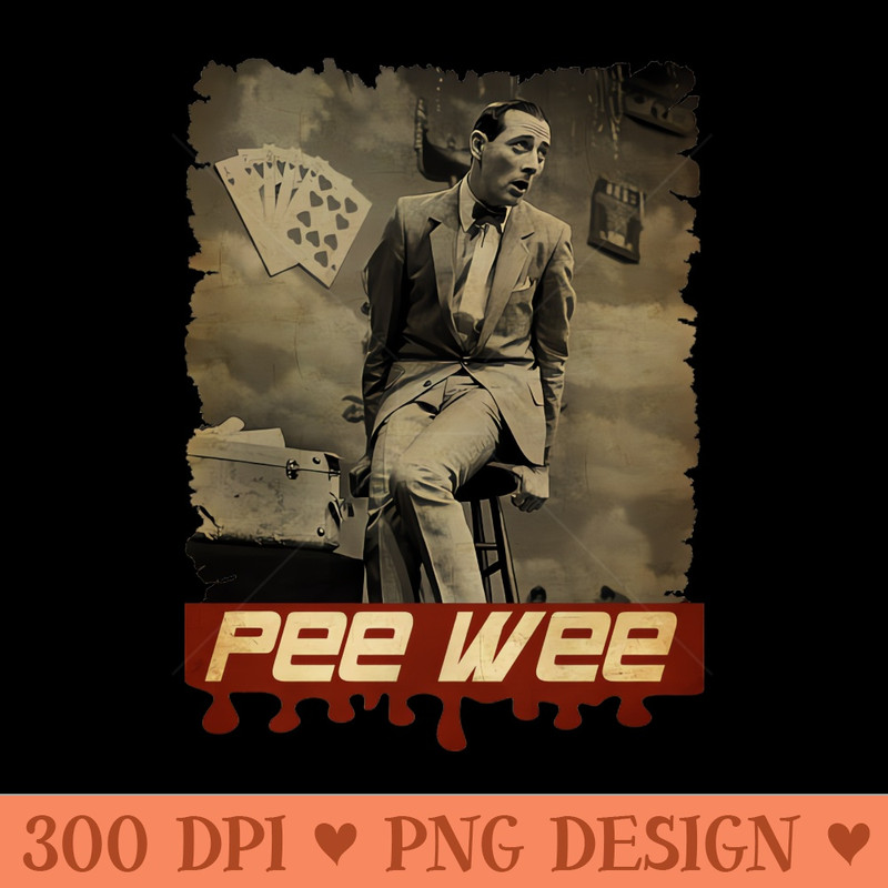 Pee Wee Herman Vintage - Download Transparent PNG - Create with Confidence