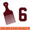 Pick 6 MAROON - Download Transparent Artwork - Unleash Your Inner Rebellion