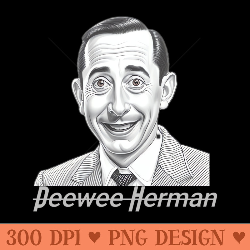 Peewee herman - Download PNG Artwork - Stunning Sublimation Graphics