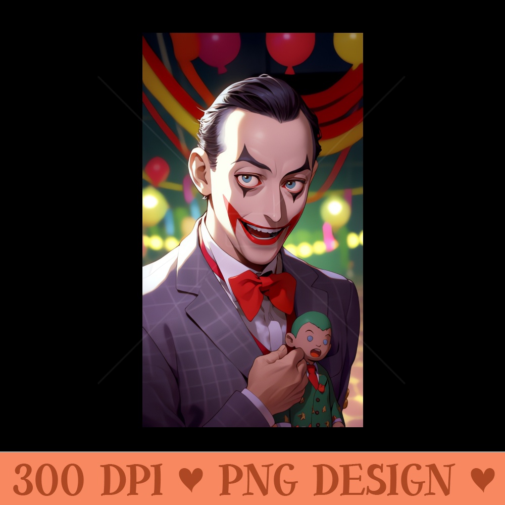 Pee Wee X Joker - PNG Image Download - Versatile And Customizable Designs