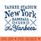 Retro Yankees Type Design 1 by Buck - High Quality PNG Download - Premium Quality PNG Artwork