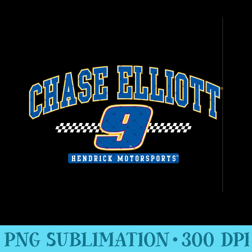 NASCAR - Chase Elliott - Arch Sweatshirt - PNG Graphics - Instantly Transform Your Sublimation Projects