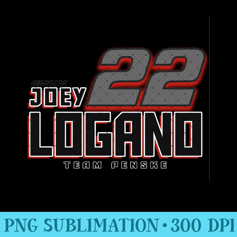 NASCAR - Joey Logano - Carbon Fiber Sweatshirt - Sublimation PNG Designs - Stunning Sublimation Graphics
