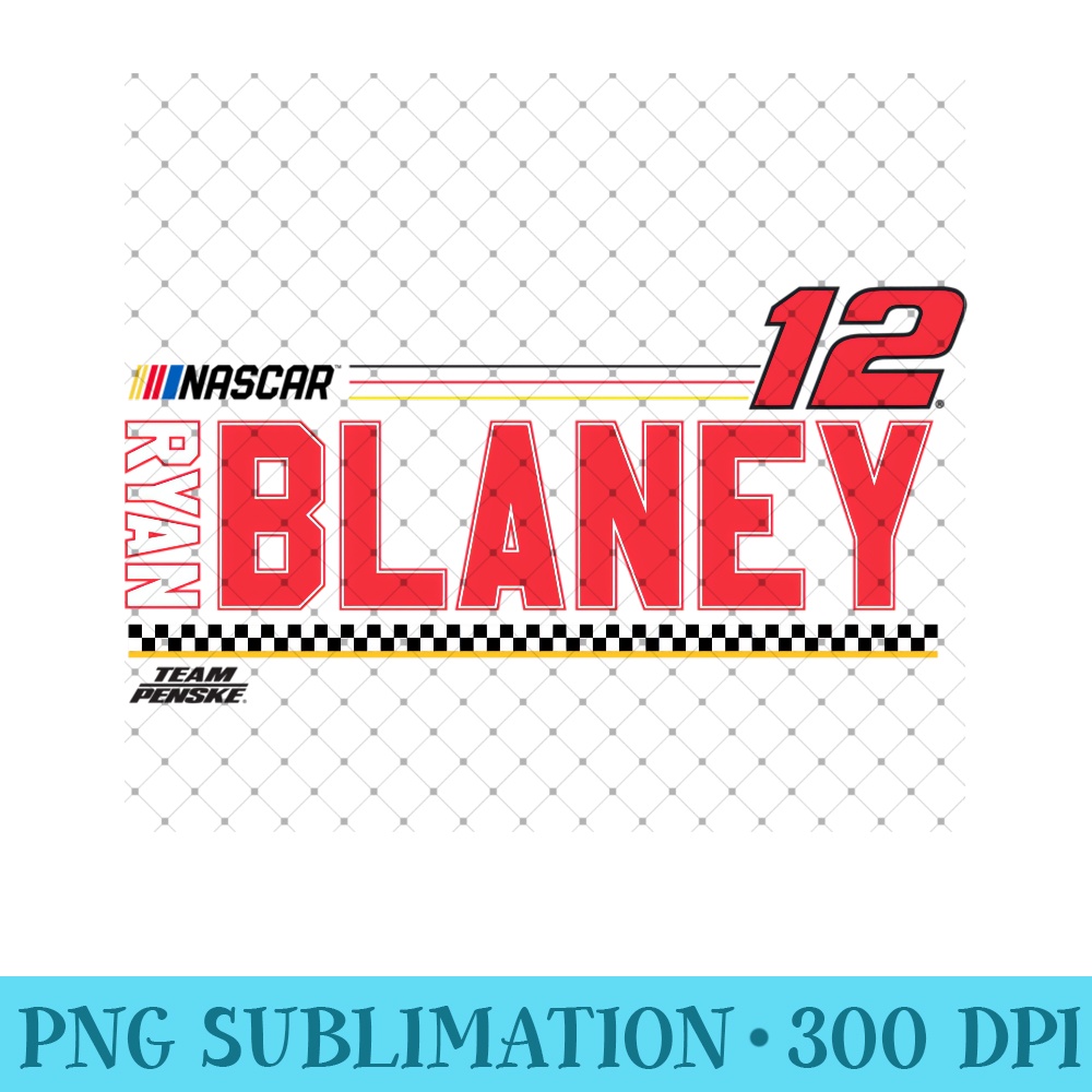 NASCAR - Ryan Blaney - Stripes - PNG Clipart - Spice Up Your Sublimation Projects