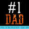 Mens #1 Basketball Dad T for Number One Daddy of 2 - Exclusive PNG designs - Lifetime Access To Purchased Files