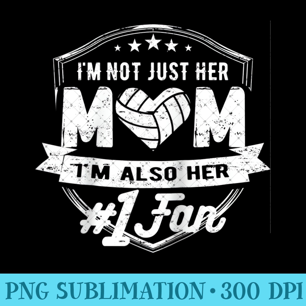 Number One Fan Volleyball Mom Design Idea Raglan Baseball - Unique Sublimation PNG Download - Trendsetting And Modern Collections