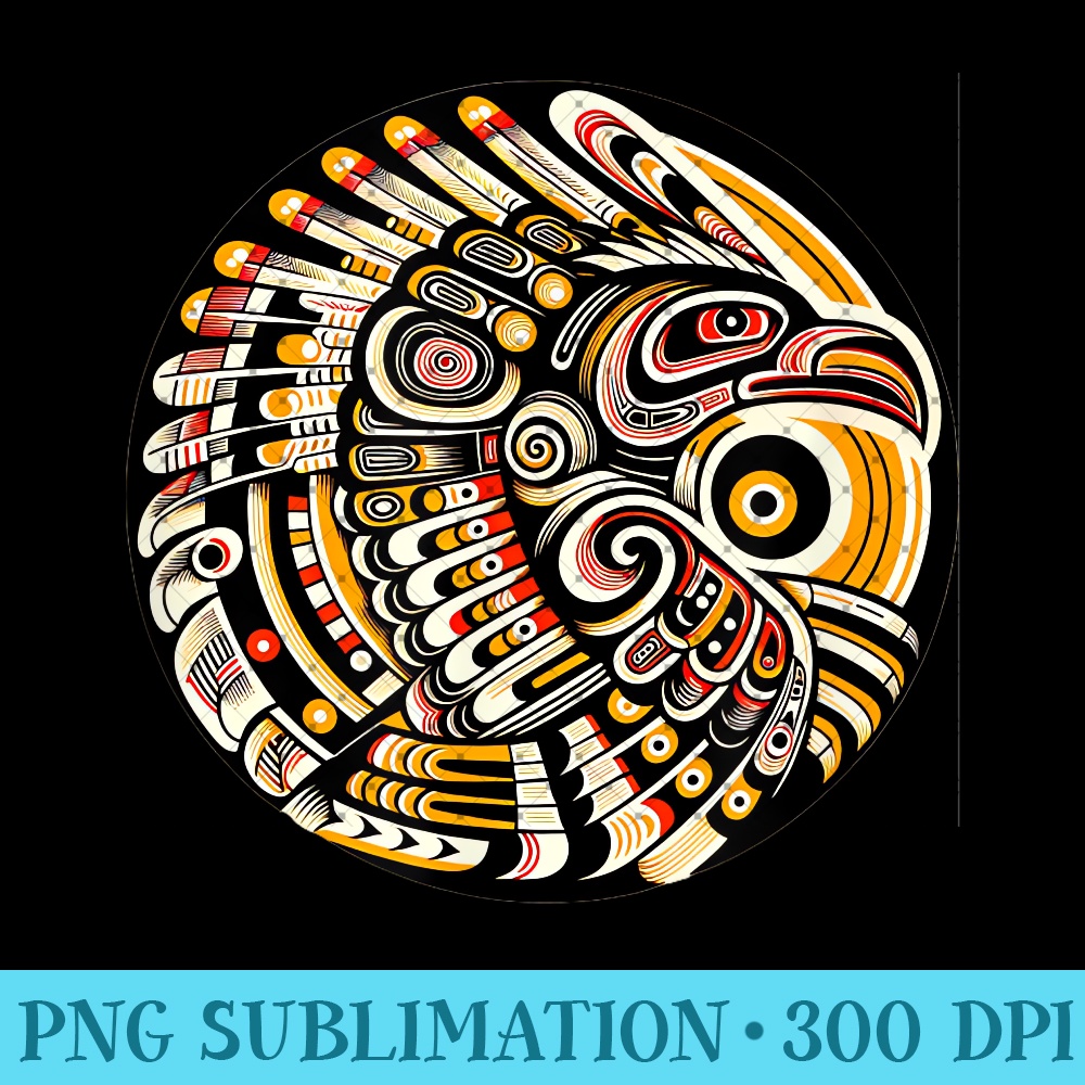 Thunderbird Native American Tribal Art - Unique Sublimation patterns - Add a Festive Touch to Every Day
