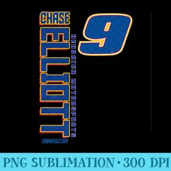 nascar - chase elliott - carbon fiber premium - png prints