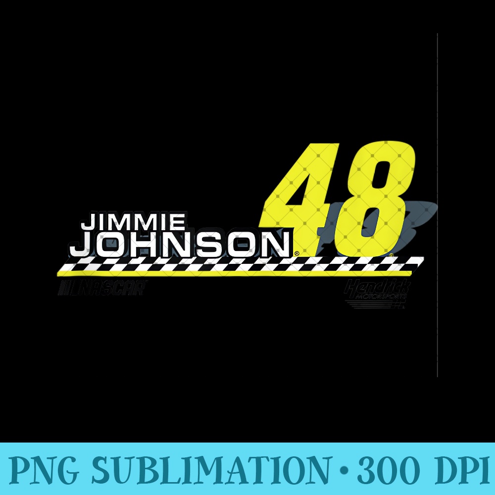 NASCAR - Jimmie Johnson - Drop Shadow - PNG Art Files - Defying the Norms