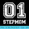 Number one No. 1 stepmom - Digital PNG Downloads - Enhance Your Apparel with Stunning Detail