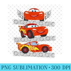 disney pixar cars lightning mcqueen vintage racing tires sweatshirt - unique sublimation patterns