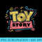 Disney Pixar Toy Story Vintage Finger Paint Lines Logo Sweatshirt - PNG design downloads - Easy-To-Print And User-Friendly Designs