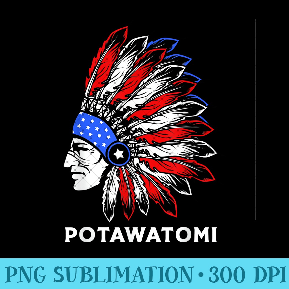 Native American For Men Potawatomi - PNG Graphics - Defying the Norms