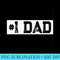 Mens #1 Dad - Number One Dad - Vintage Graphic Father's Day - Unique PNG Artwork - Instantly Transform Your Sublimation Projects