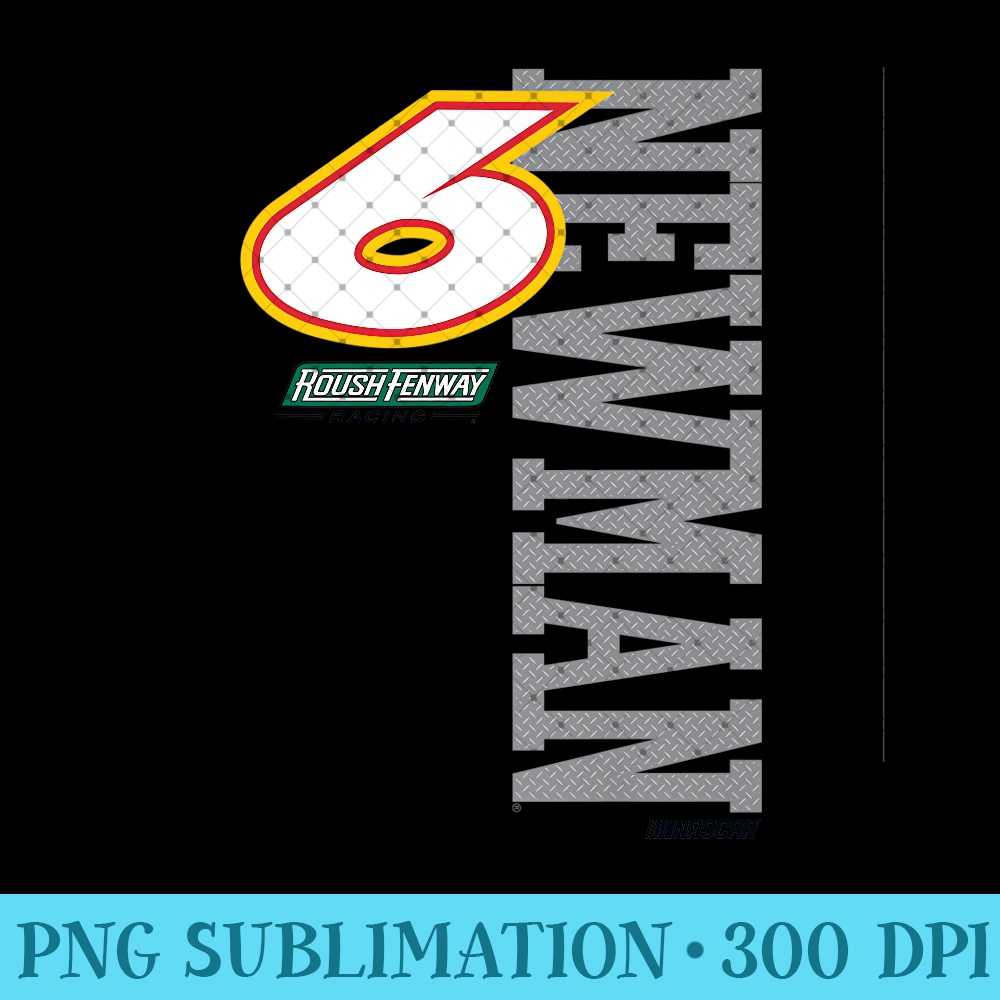 NASCAR - Ryan Newman - Vertical Diamond Plate Premium - Digital PNG Artwork - Fashionable and Fearless