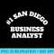 Funny Number One Best Business Analyst in San Diego Sweatshirt - PNG Clipart - Create with Confidence