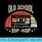 Vintage Retro Old School Hip Hop 80s 90s Cassette Music - High Resolution PNG Designs - Add a Festive Touch to Every Day
