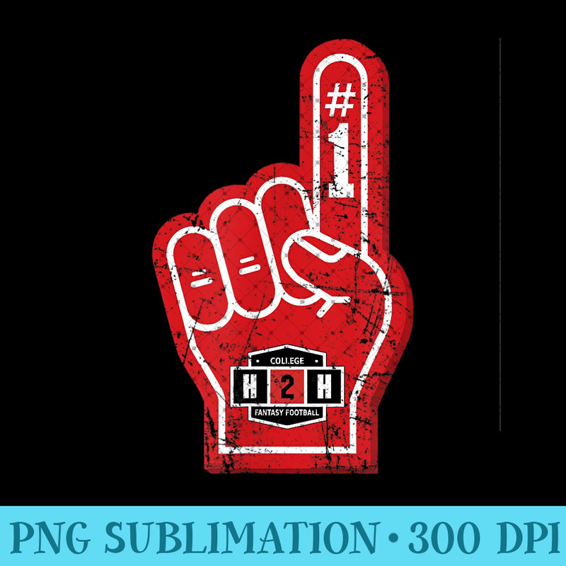 College Fantasy Football's Number One Fan - Digital PNG Downloads - Quick And Seamless Download Process