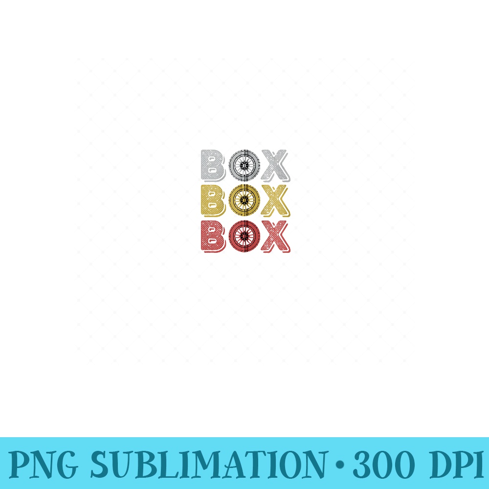 Vintage Retro Box Box Box Formula Racing Zip Hoodie - Trendy PNG Designs - Perfect for Sublimation Mastery