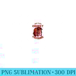 childs play this is my chucky zip hoodie - png prints