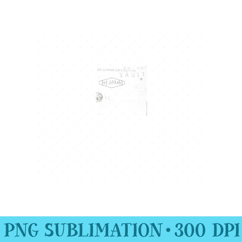 Def Leppard The Vault Sweatshirt - Unique Sublimation patterns - Instantly Transform Your Sublimation Projects