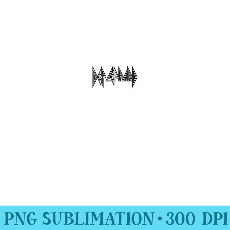 Def Leppard Hollow Black - PNG design assets - Lifetime Access To Purchased Files