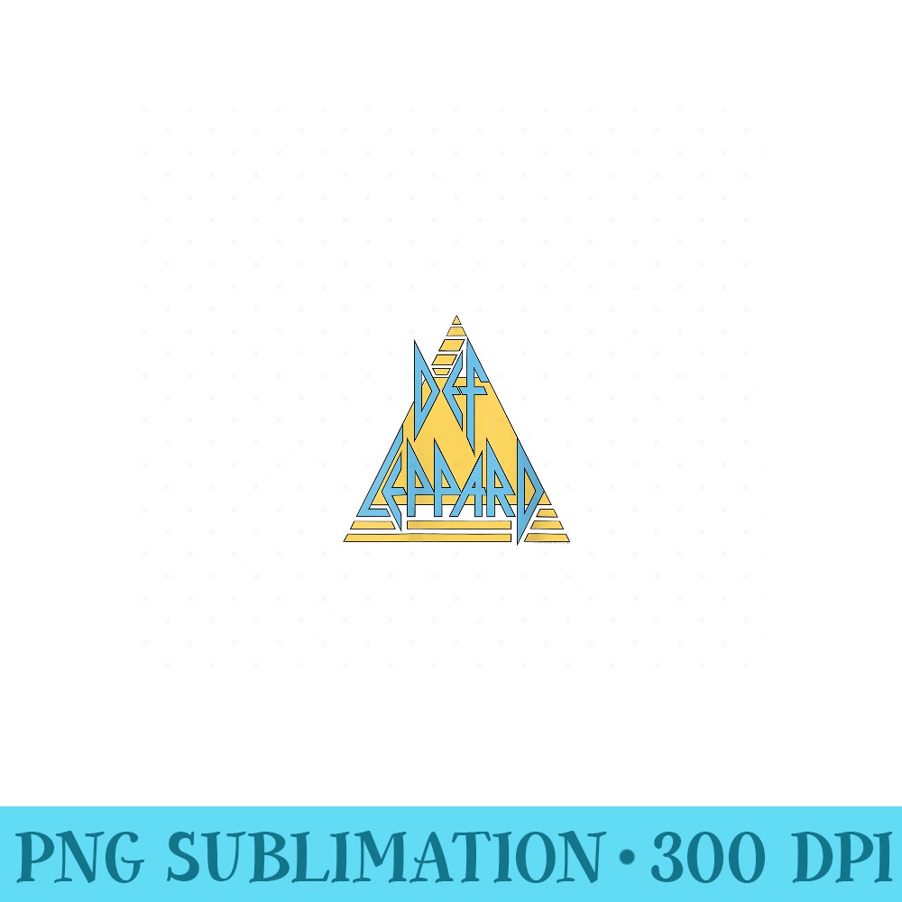 Def Leppard Pastel Logo - PNG Graphics - Fashionable and Fearless