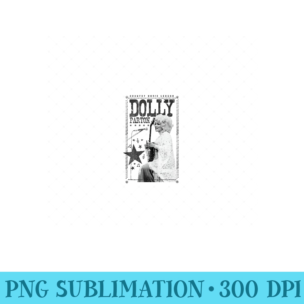 Dolly Parton Country Music Legend - Trendy PNG Designs - Perfect for Personalization