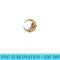 Skeleton Banjo Player Moon Country Music Cowboy Outlaw Funny - Digital PNG Artwork - Trendsetting And Modern Collections