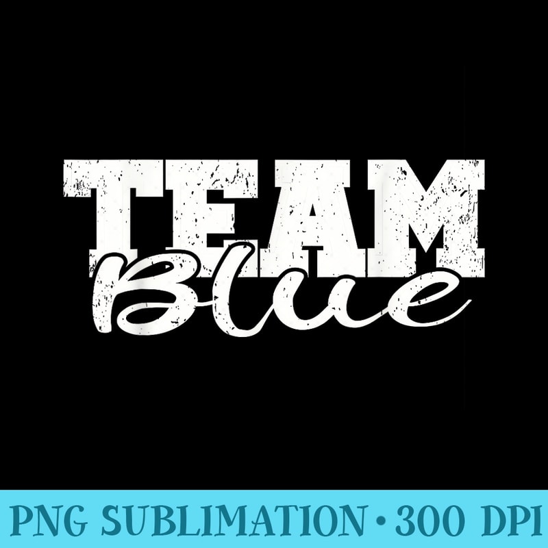 Sleepaway Summer Camp Color war Blue Team Spirit - Unique PNG Artwork - Trendsetting And Modern Collections