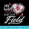 My Heart Is On That Field Soccer Heart Mothers Day - Sublimation PNG Designs - Lifetime Access To Purchased Files