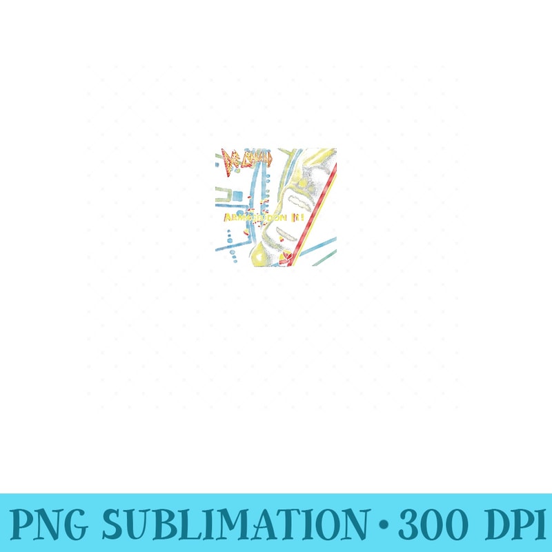 Def Leppard Armageddon It - PNG Prints - Instantly Transform Your Sublimation Projects