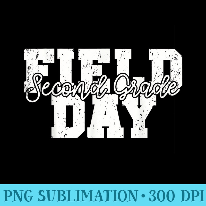 Field Day 2024 Second Grade school teacher kids Red - Unique Sublimation patterns - Instant Access To Downloadable Files