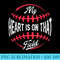 My Heart Is On That Field Baseball Mothers Day Mom - Modern PNG designs - Capture Imagination with Every Detail
